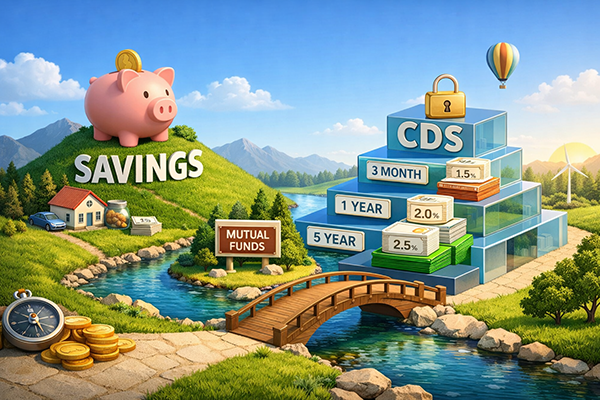 Savings Diversification infographic