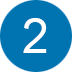 2 in circle icon