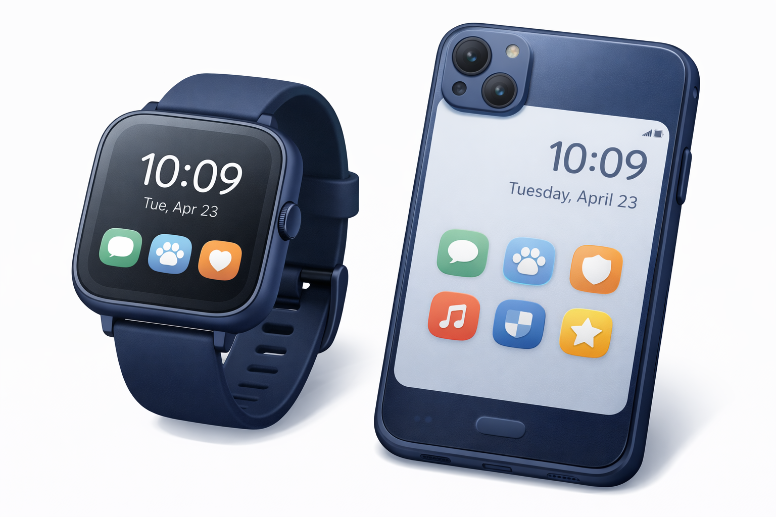 Smart watch and phone