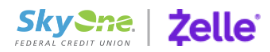 zelle and skyone logos