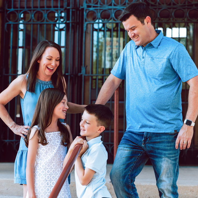 Happy Family at the park